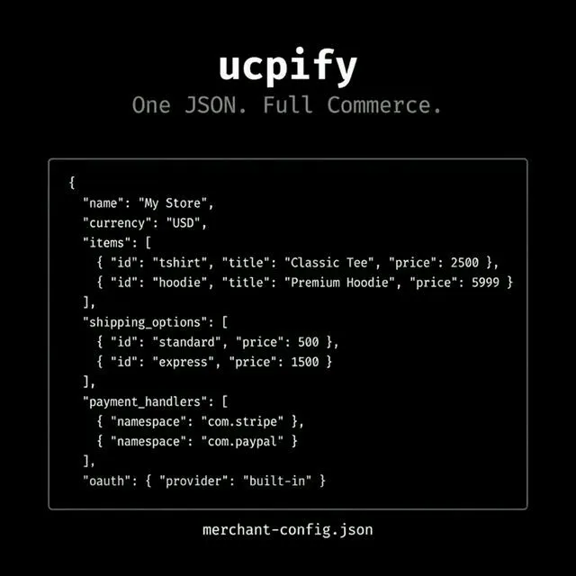 ucpify config
